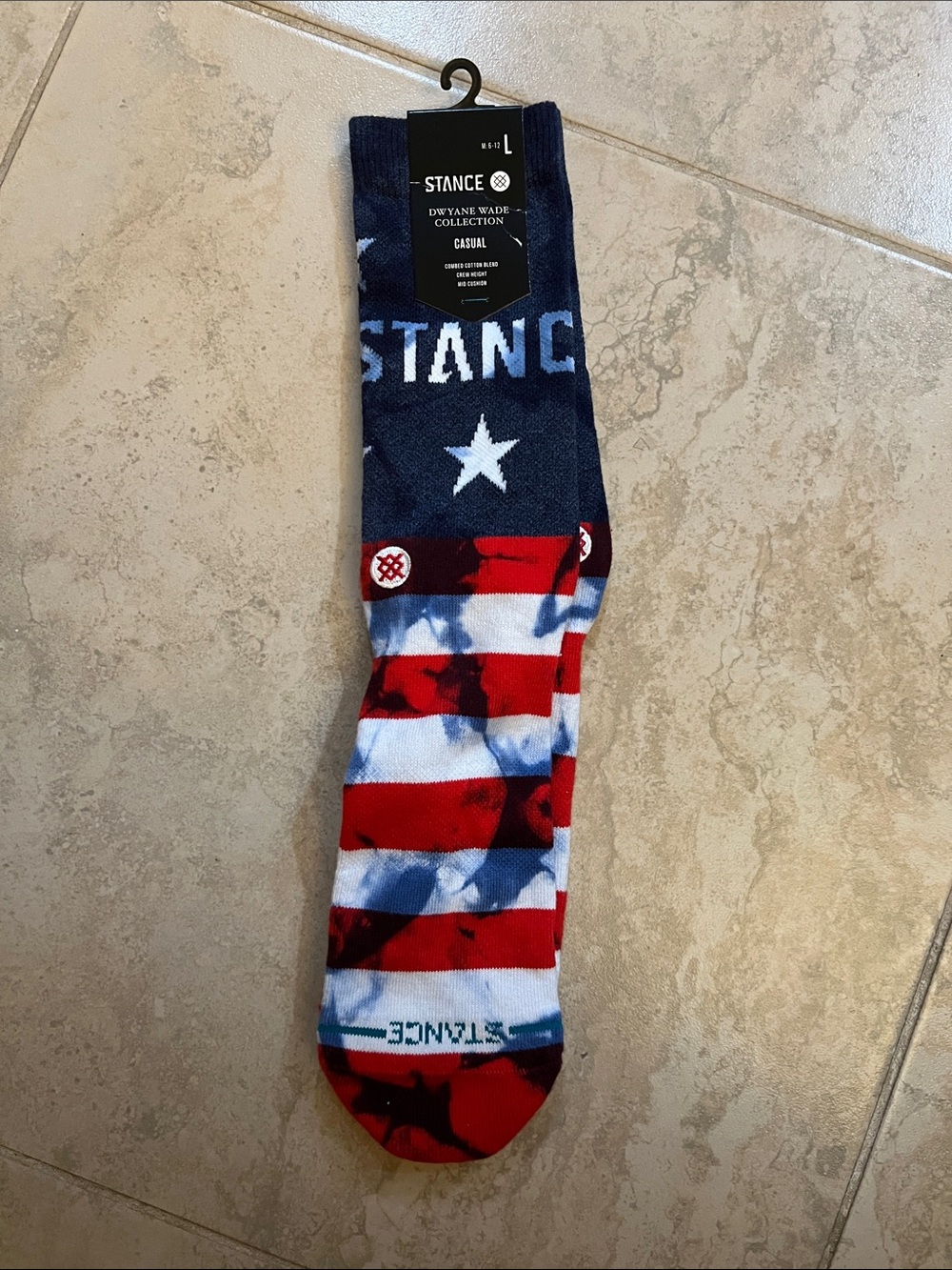 Stance Men's Stars & Stripes Crew Socks - Red, White, Blue